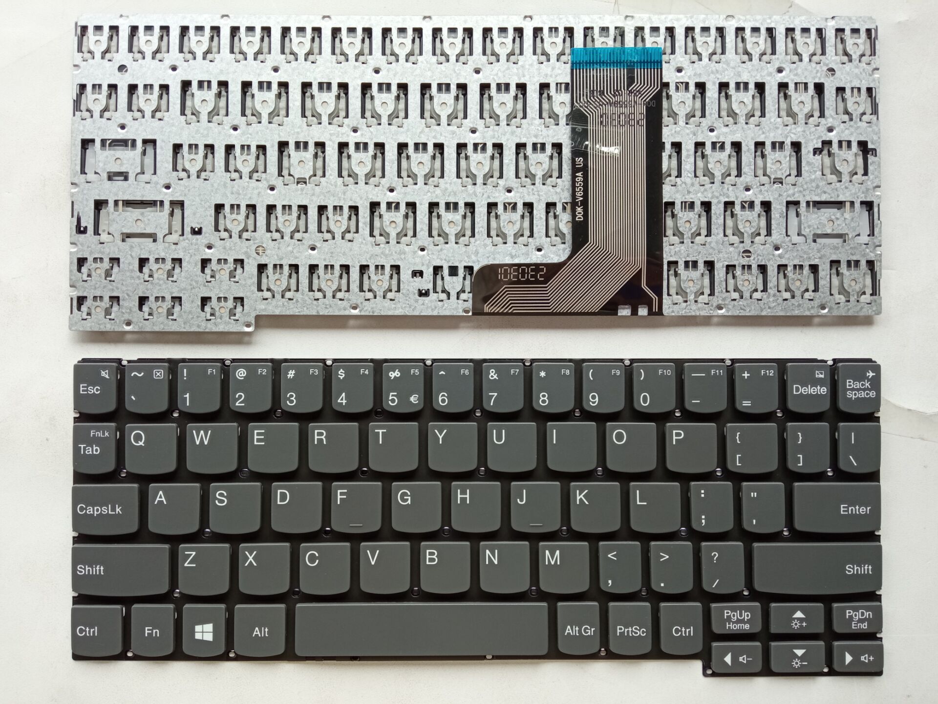 Picture of New Replacement Laptop Keyboard For LENOVO D330-10 Grey US Layout